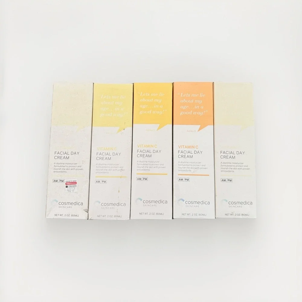 Cosmedica Skincare Vitamin C Facial Day Cream 2 Oz Lot‎ Of 5 EXP READ